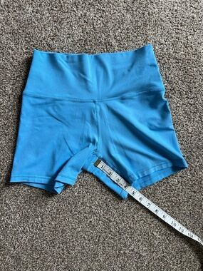 aerie offline The Hugger High-Rise Bike Shorts Bright Blue Size M